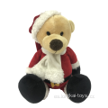 Perro de peluche feliz navidad